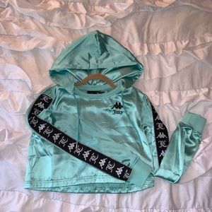 JUICY COUTURE X KAPPA SILKY HOODIE